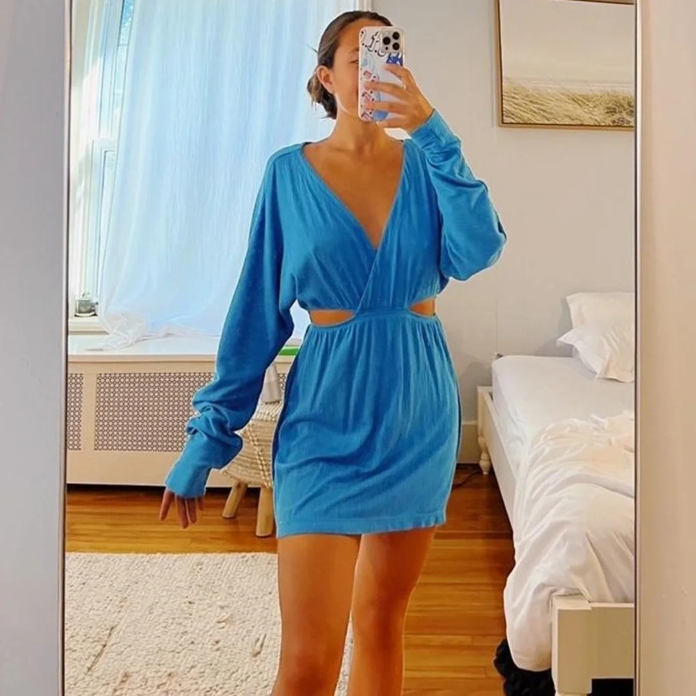 Free People| ‘Stasia’ Mini Dress (Turquoise)